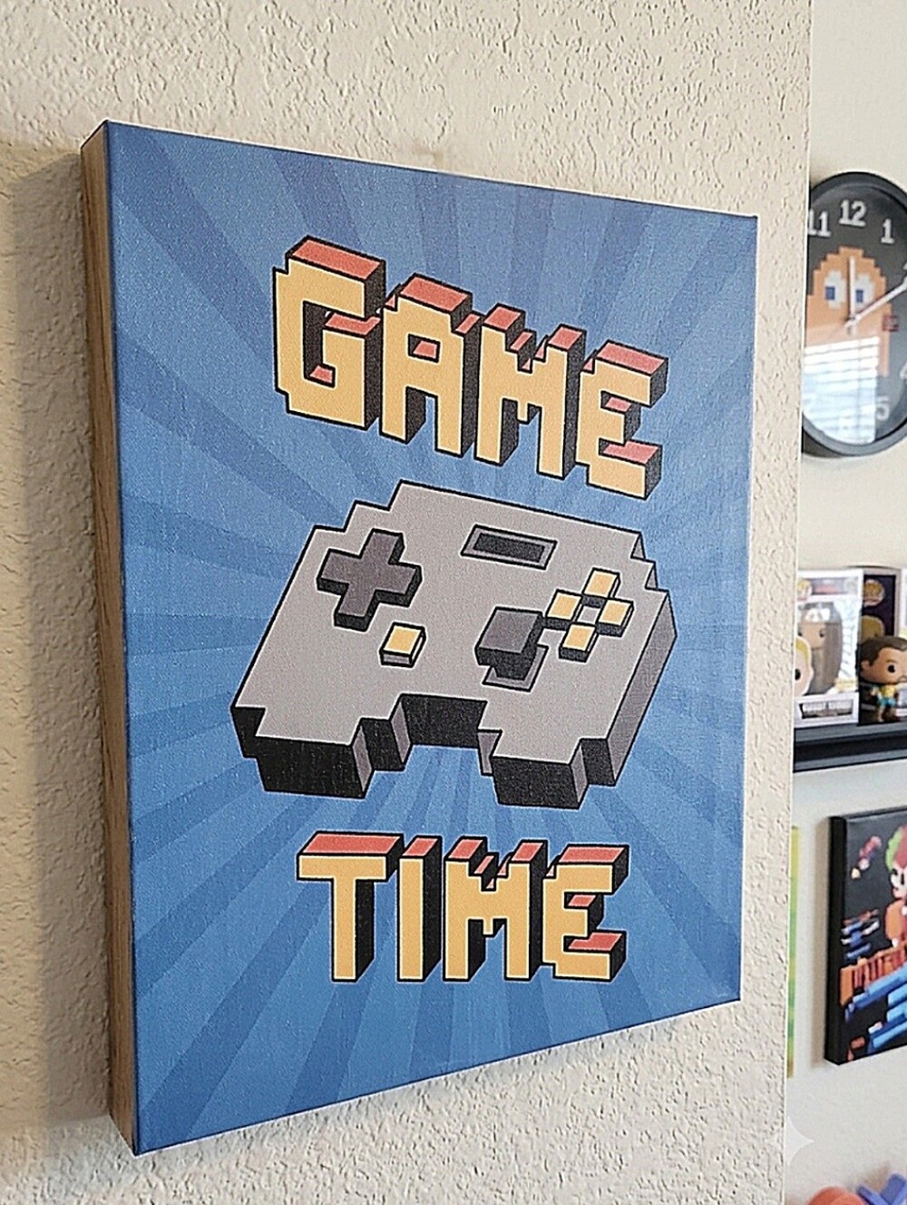 Game Time Wood Wall Art